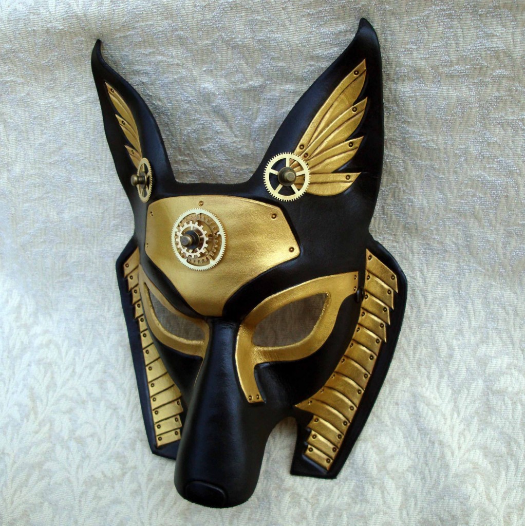 Industrial Anubis Egyptian Steampunk mask 